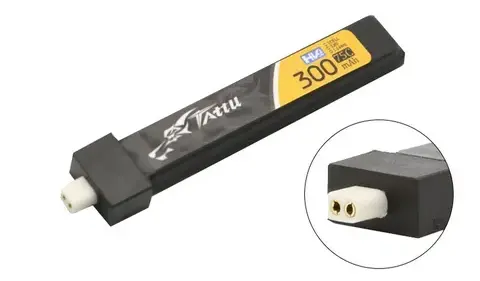 Akumulator Tattu 300mAh 3.8V 75C 1S1P HV LiPo BT 2.0 (5 SZTUK)