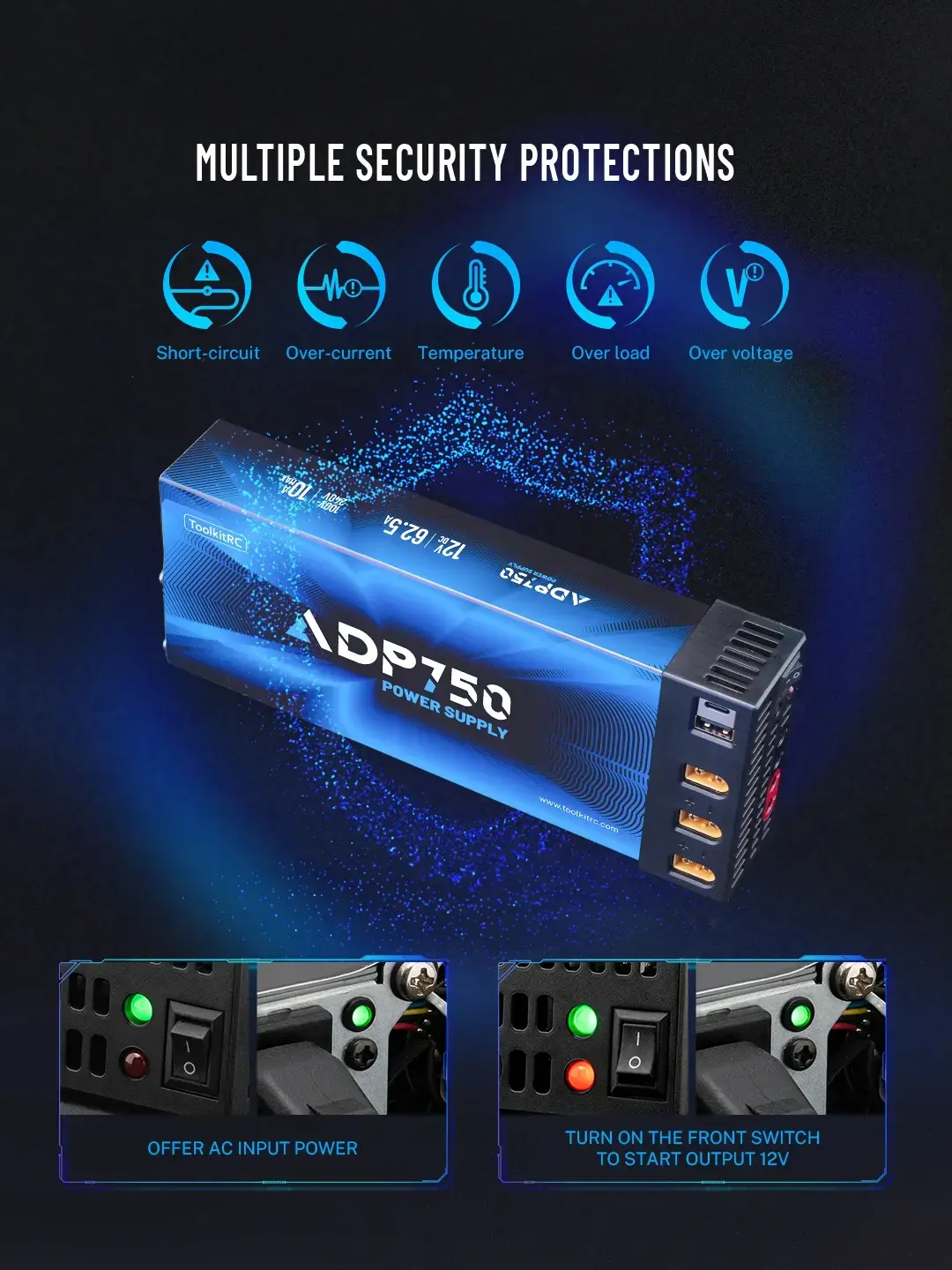 Zasilacz-ToolkitRC-ADP750