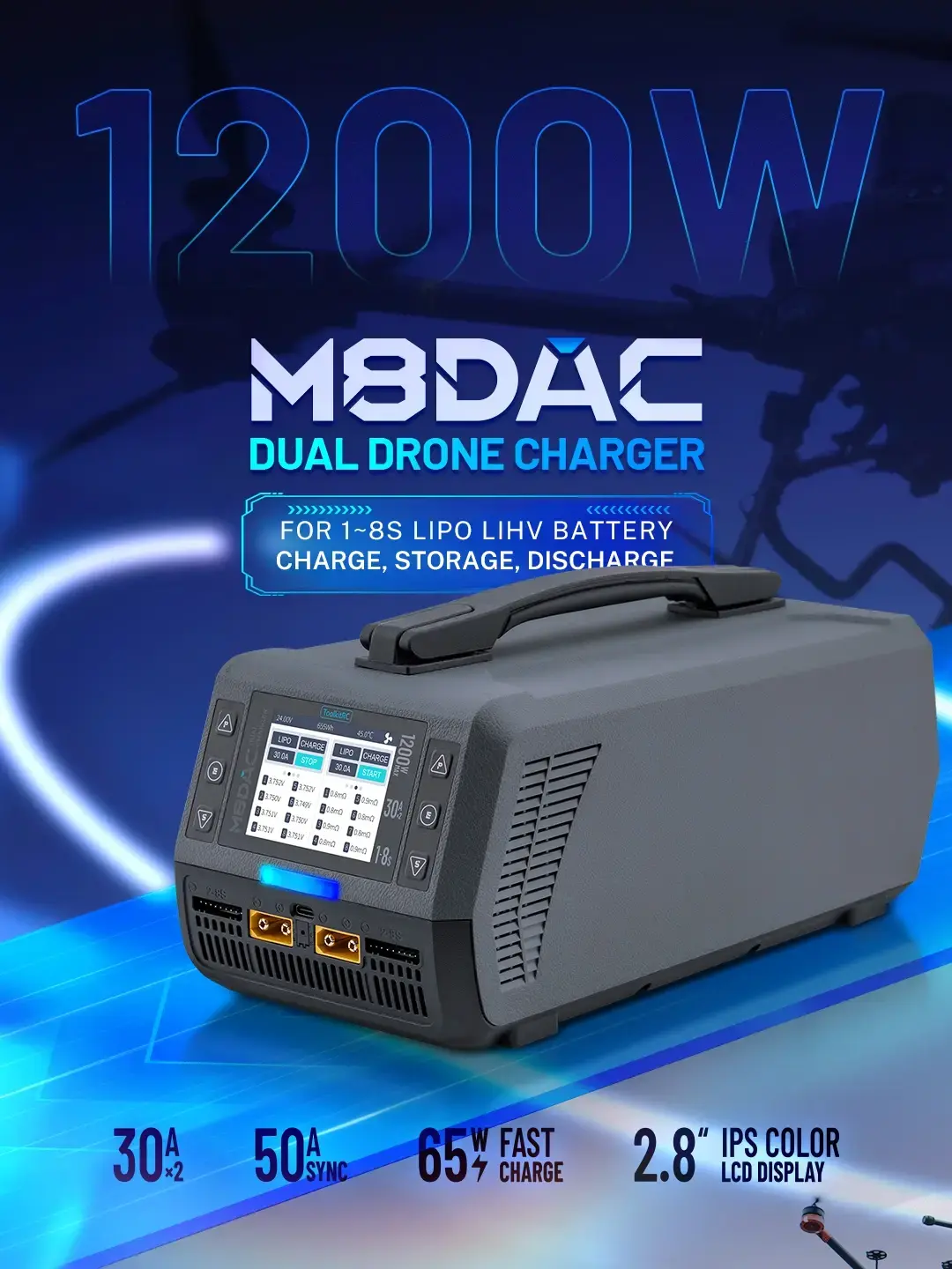 Ładowarka-ToolkitRC-M8DAC