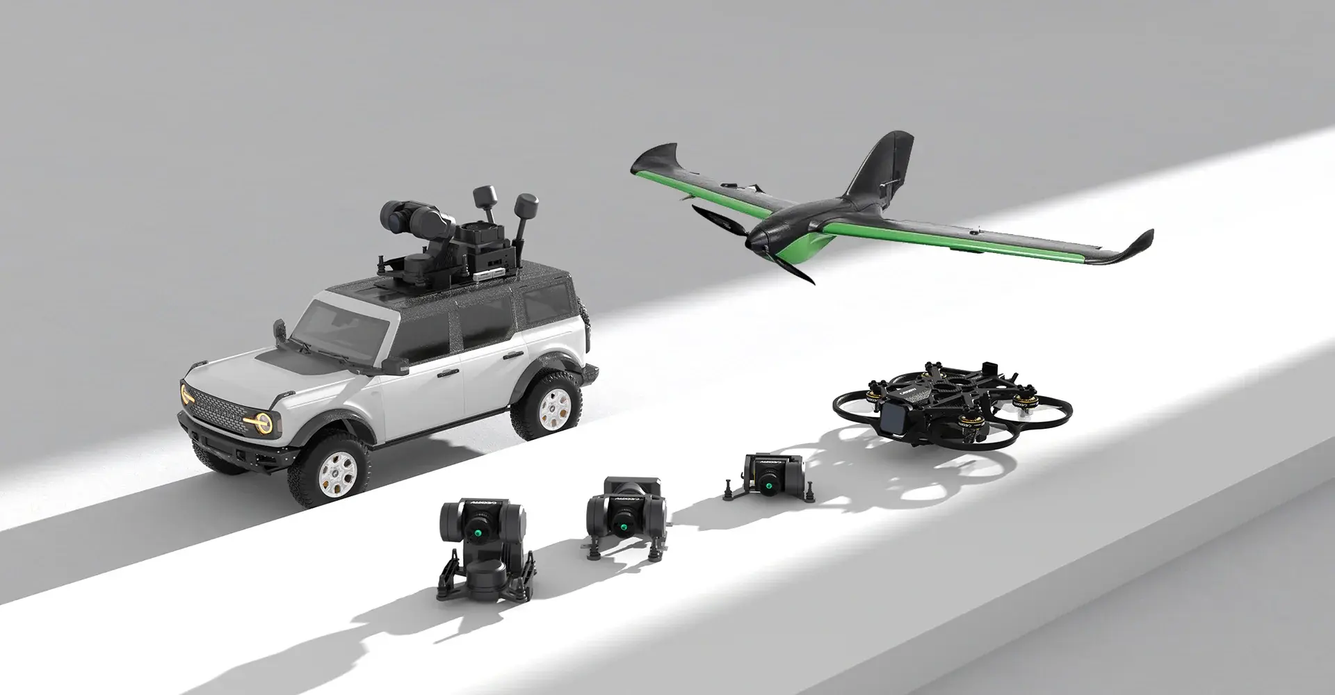 gimbal-caddx-gm2-dwuosiowy