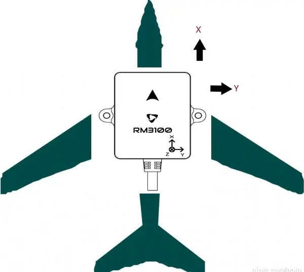 Kompas-Holybro-DroneCAN-RM3100-kabel-42cm