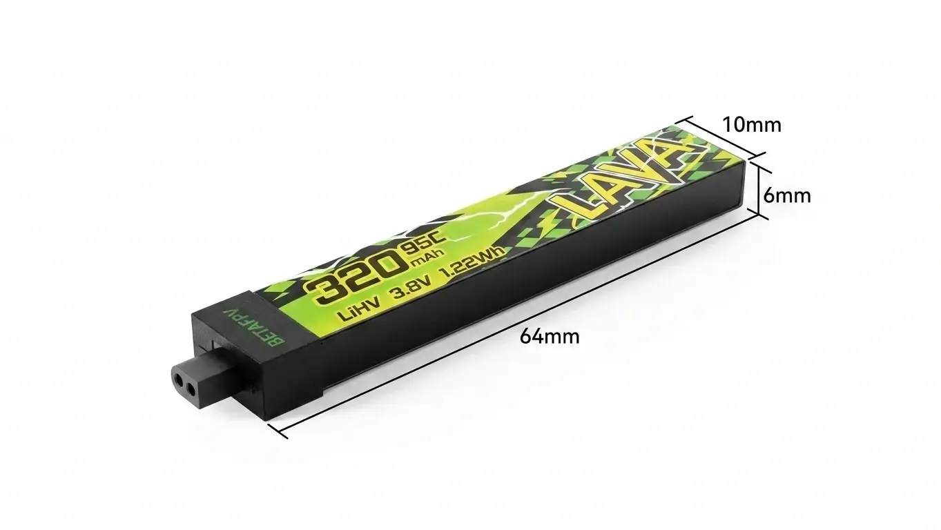 Akumulator-LiHV-BetaFPV-LAVA-II-280mAh-1S-95C