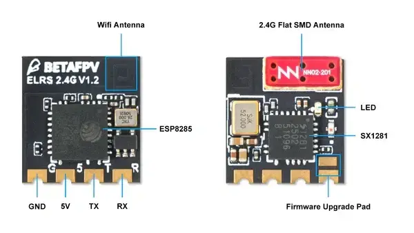 Odbiornik-RC-BetaFPV-ELRS-Lite-2.4G-z-anteną-płaską-V1.2