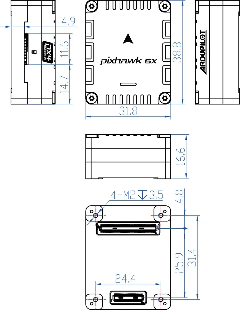 Holybro-Pixhawk-6X-(Rev8)