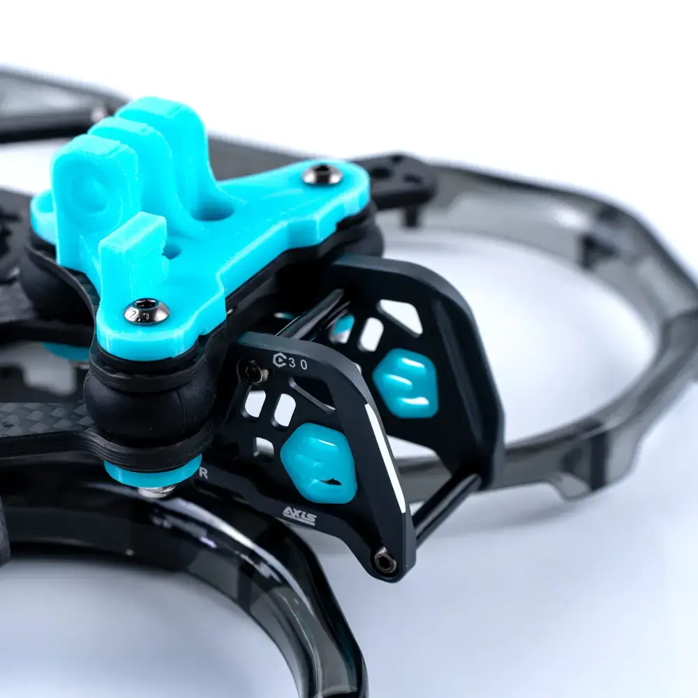 Rama-FPV-3"-Axisflying-Cineon-C30-V2-niebiesko-zielona-Kit