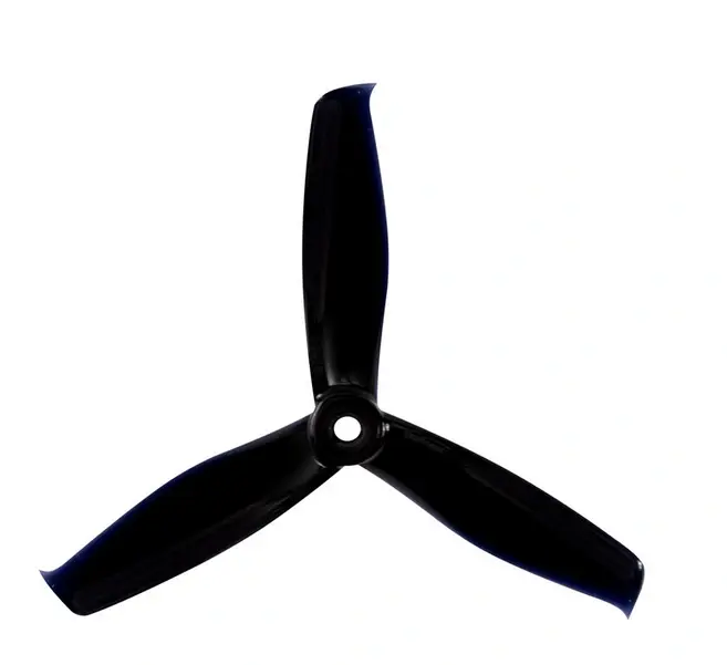 Śmigła 3-łopatowe Gemfan 5055S Hulkie PC 2L2R - Czarne
