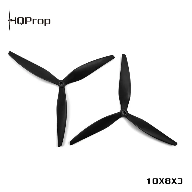 Śmigła HQ MacroQuad Prop 10X8X3 GFRN (2CW+2CCW) Czarne