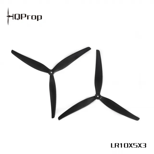 Śmigła HQProp LR10X5X3 GFRN (2CCW+2CW) Czarne
