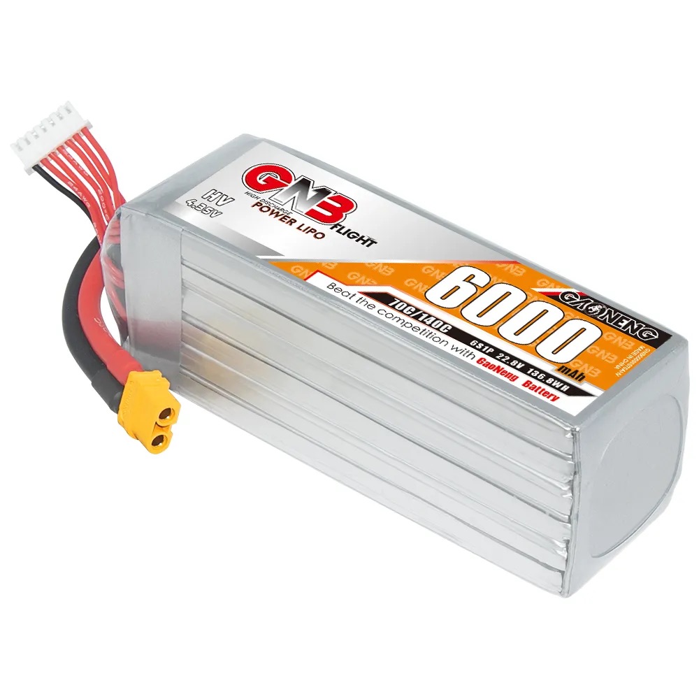 GNB LiHV 6S 22.8V 6000mAh 70C XT60 LiPo Battery