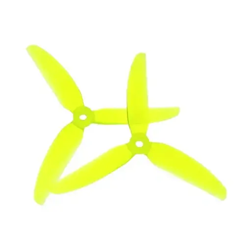 [DP5X4.3X3V2SLY-PC] HQ Freestyle Prop 5X4.3X3V2S Light Yellow (2CW+2CCW)-Poly Carbonate
