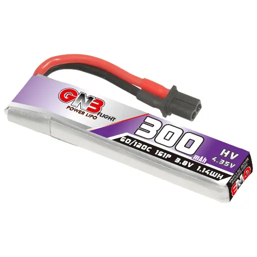 [GNB3001S60WHV] Akumulator LiPo GNB LiHV 1S 3.8V 300mAh 60C A30 na kablu