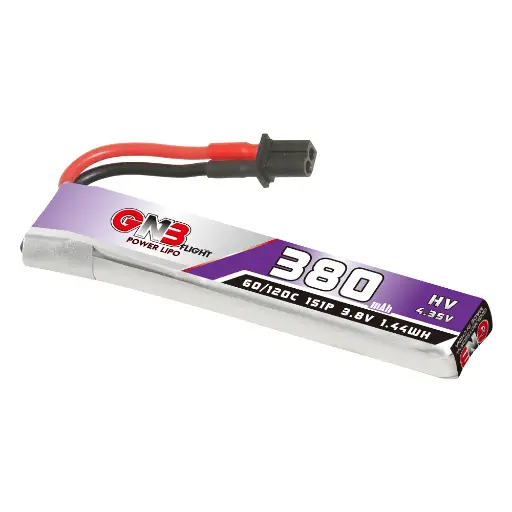 [GNB3801S60WHV] GNB LiHV 1S 3.8V 380mAh 60C A30 Cabled LiPo Battery